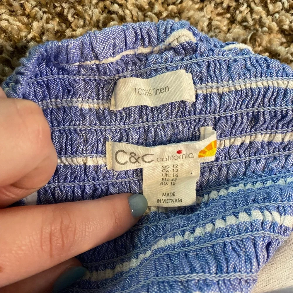 100% linen romper - Picture 6 of 7